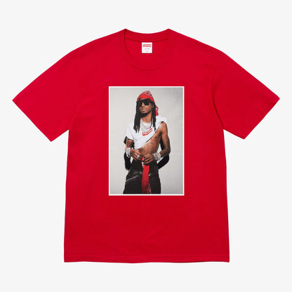 Supreme x Playboi Carti 'Photo' Tee Red (FW25) [FW25T50-RED] Casual Fashion T-Shirt Top for Unisex Adult Mens Hypebeast - AVBL MRKT (1)