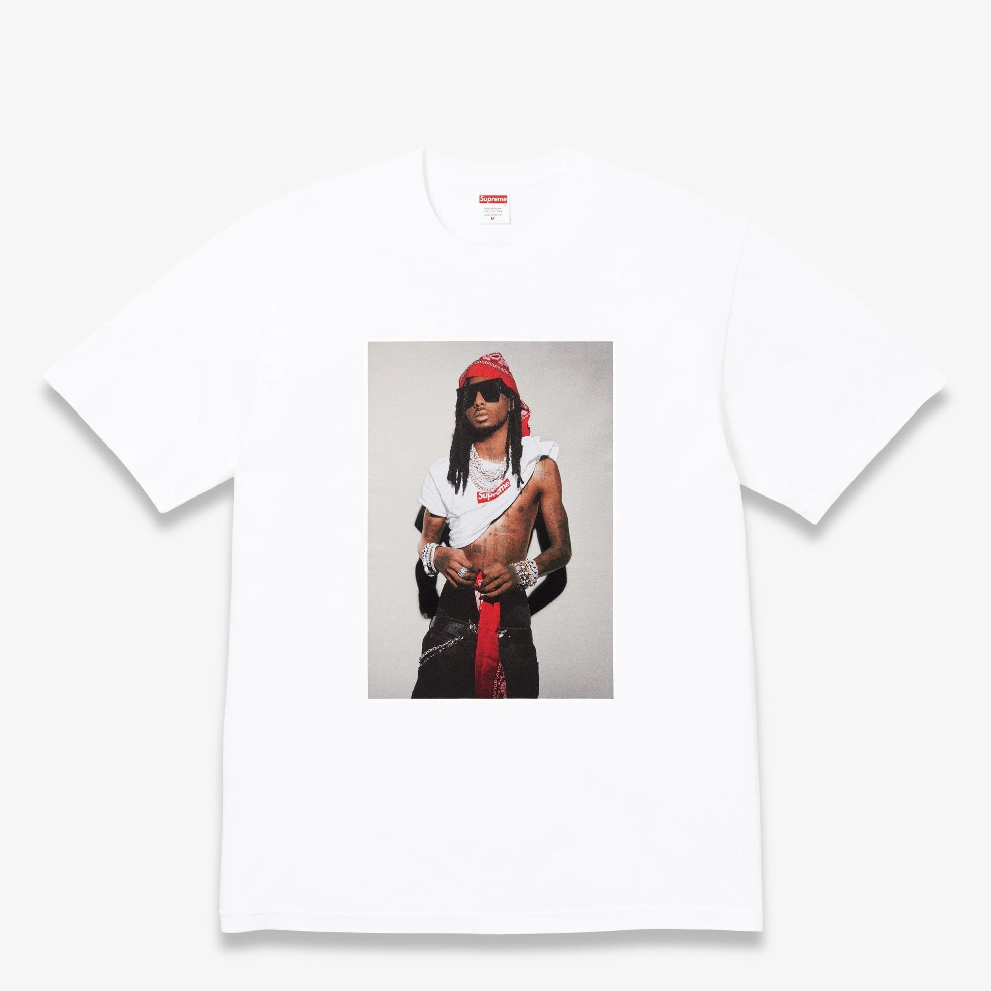 Supreme x Playboi Carti 'Photo' Tee White (FW25) [FW25T50-White] Casual Fashion T-Shirt Top for Unisex Adult Mens Hypebeast - AVBL MRKT (1)