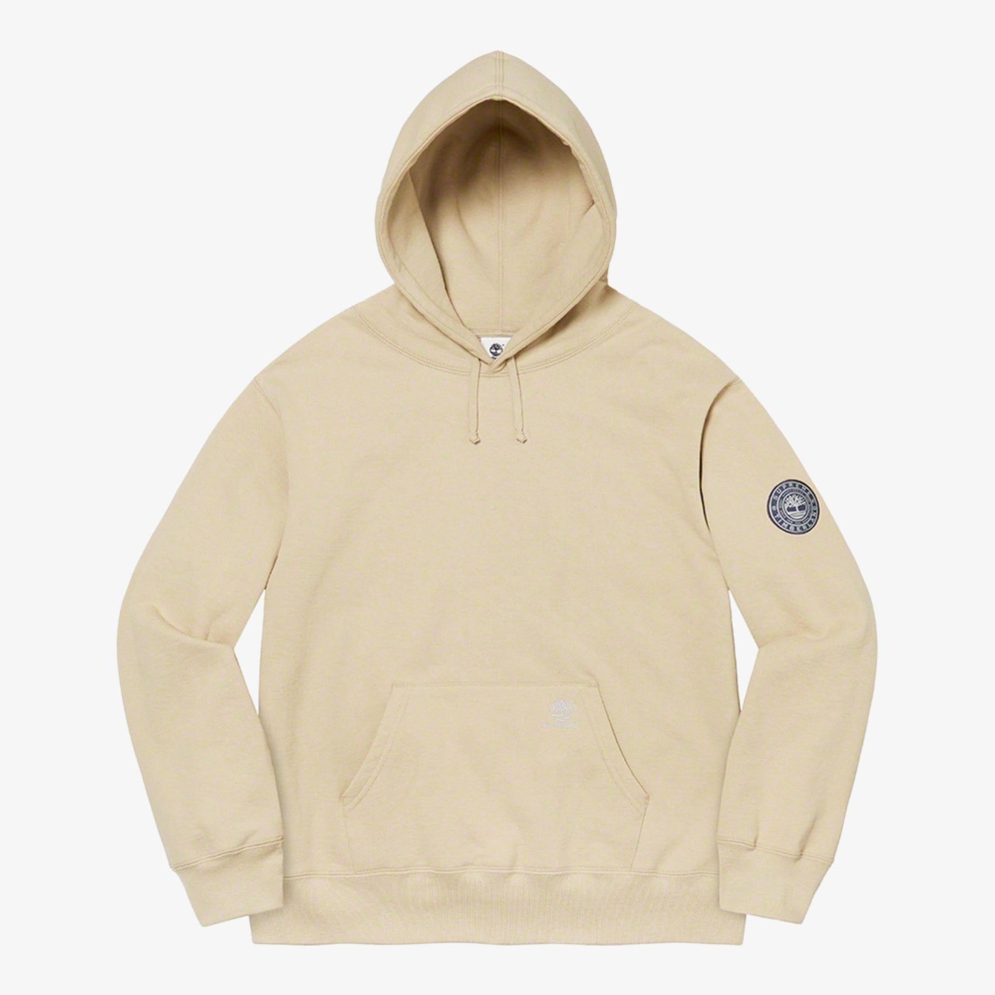 Supreme x Timberland Pullover Hooded Sweatshirt Taupe (FW21) [FW21SW27-TAUPE] Casual Fashion Hoodie Sweater for Unisex Adult Mens Hypebeast - AVBL MRKT (2)