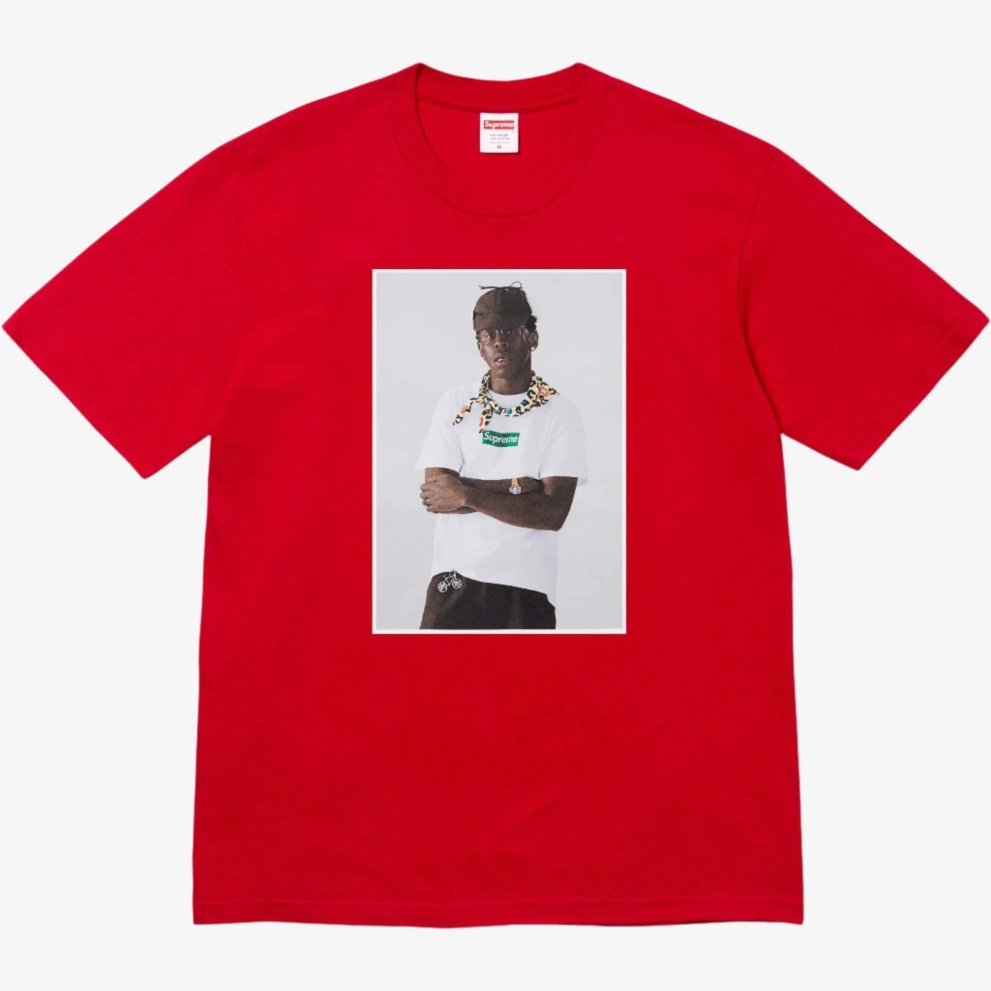 Supreme x Tyler, The Creator 'Photo' Tee Red (FW24) [FW24T43-RED] Casual Fashion T-Shirt Top for Unisex Adult Mens Womens Kids GS Youth Hypebeast - AVBL MRKT (1)