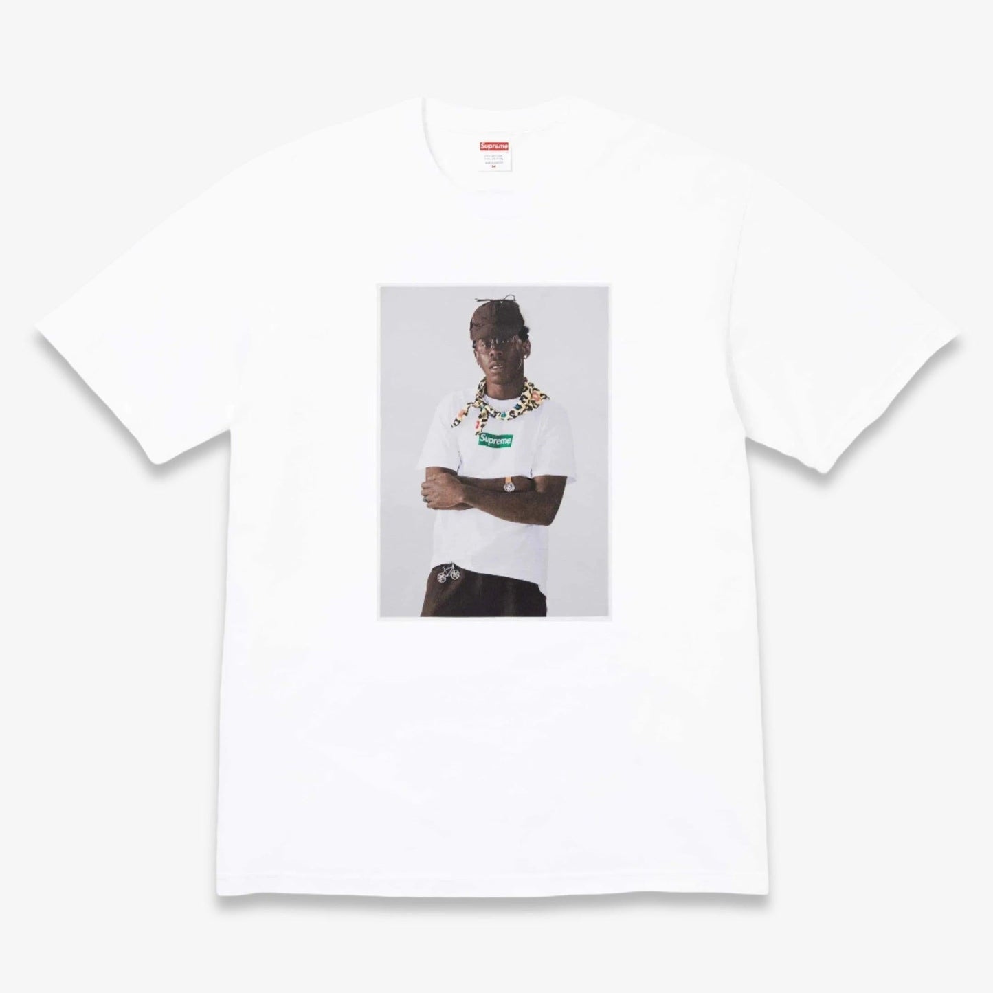 Supreme x Tyler, The Creator 'Photo' Tee White (FW24) [FW24T43-WHITE] Casual Fashion T-Shirt Top for Unisex Adult Mens Womens Kids GS Youth Hypebeast - AVBL MRKT (1)