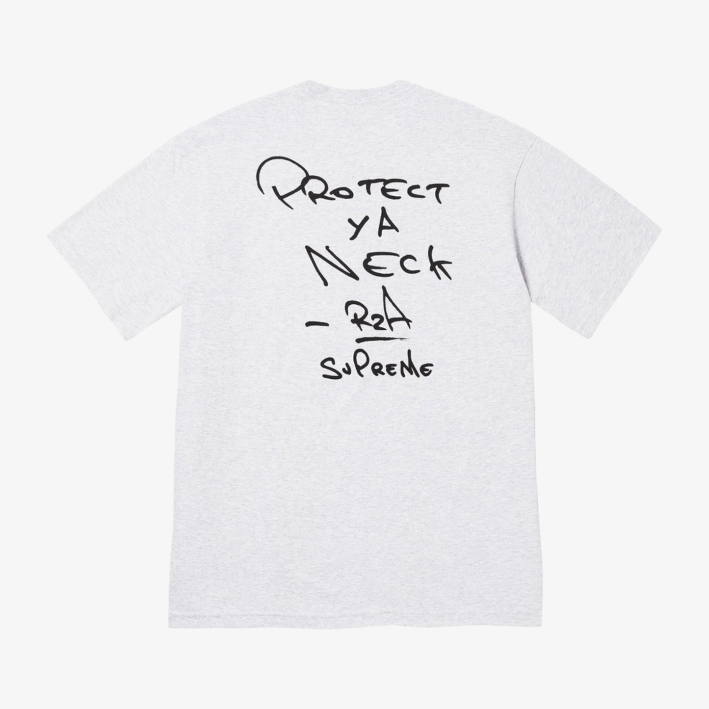 Supreme x Wu-Tang Clan Tee 'RZA' Ash Grey (FW25) [FW25T1-ASH-GREY] Casual Fashion T-Shirt Top for Unisex Adult Mens Hypebeast - AVBL MRKT (2)