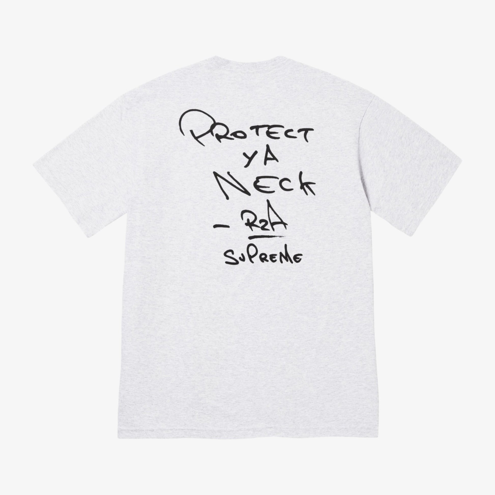 Supreme x Wu-Tang Clan Tee 'RZA' Ash Grey (FW25) [FW25T1-ASH-GREY] Casual Fashion T-Shirt Top for Unisex Adult Mens Hypebeast - AVBL MRKT (2)