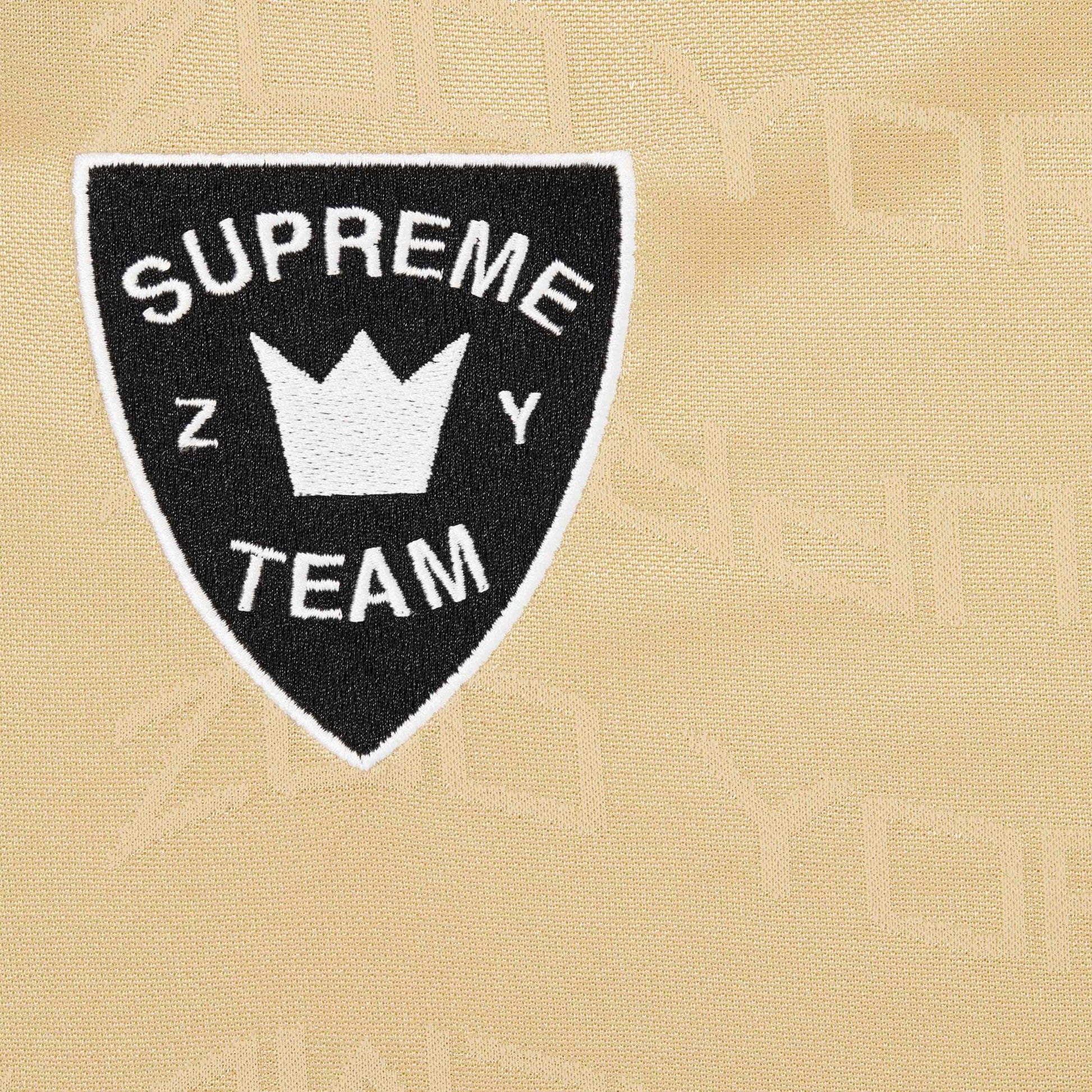 Supreme x Zoo York Soccer Jersey Gold (SS25) [SS25KN84-GOLD] Casual Fashion Tee T-Shirt Top for Unisex Adult Mens Hypebeast - AVBL MRKT (2)