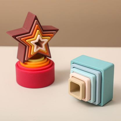 TOETOTS 3 Shapes Learning Kit - Silicone Toys - AVBL MRKT (4)
