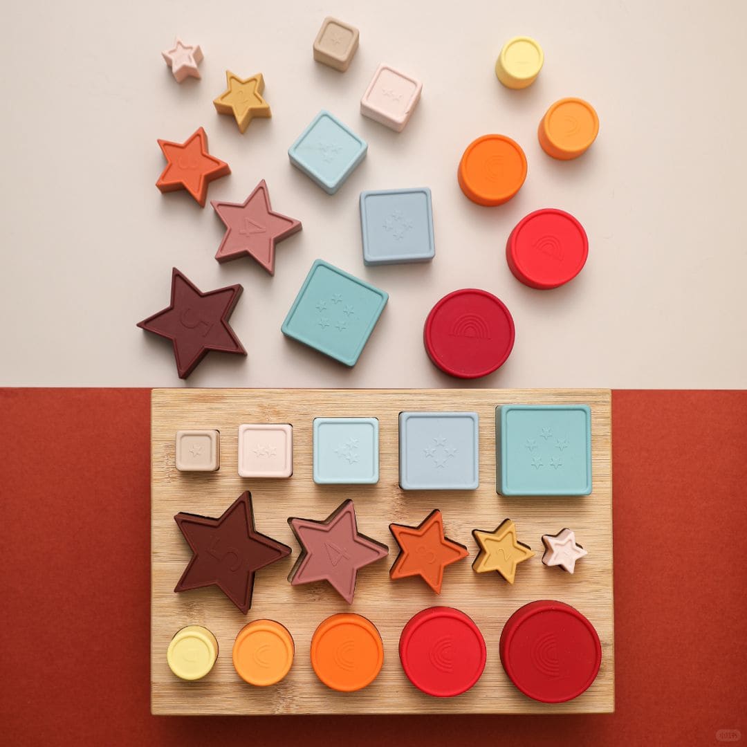 TOETOTS 3 Shapes Learning Kit - Silicone Toys - AVBL MRKT (5)