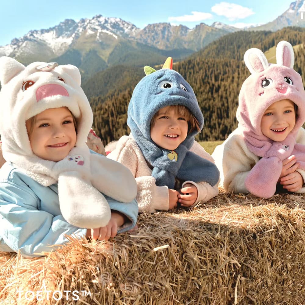 TOETOTS Animal Cuddle - Winter Hat - AVBL MRKT (12)