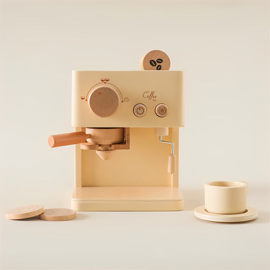 TOETOTS Coffee Machine - Wooden Toys - AVBL MRKT (1)