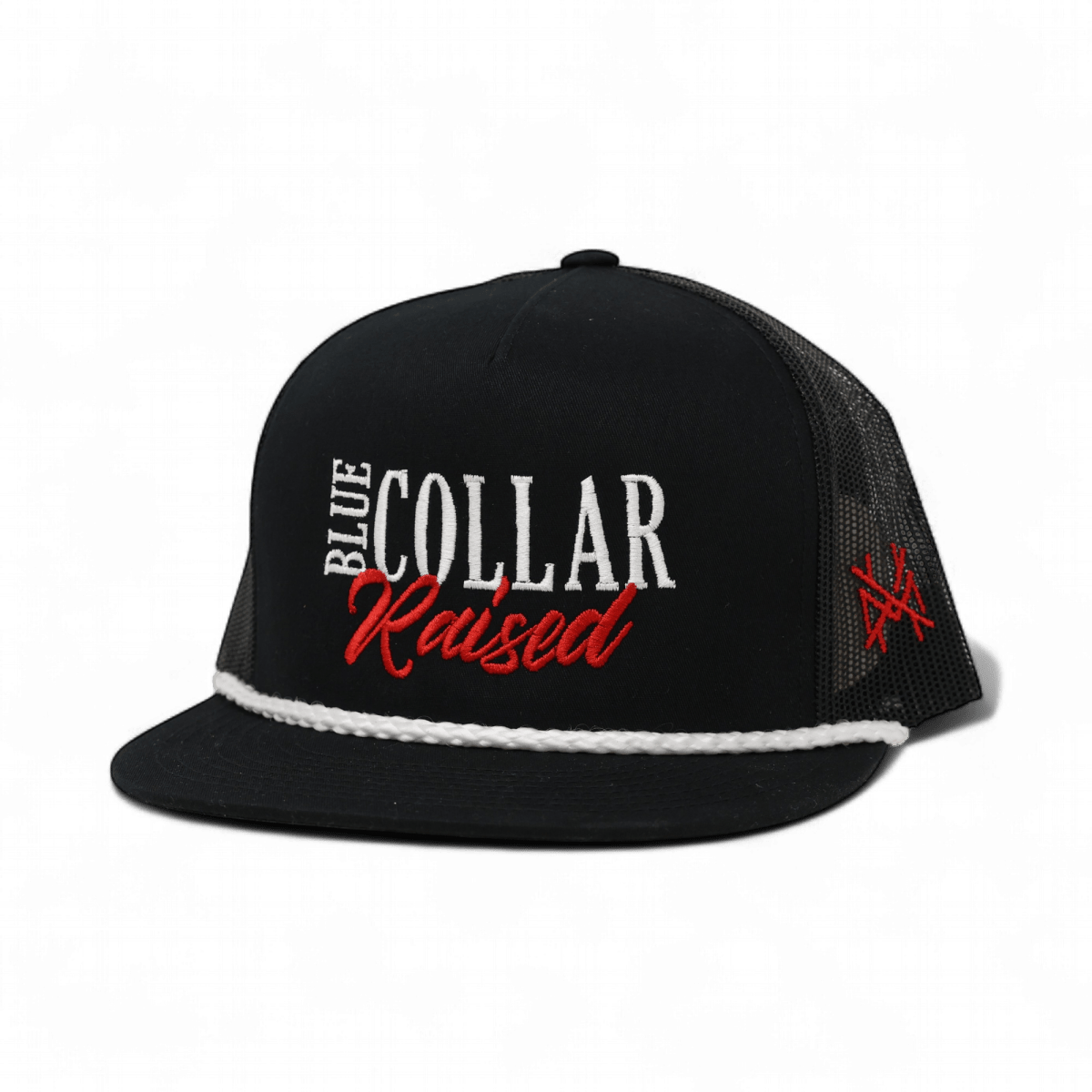 The Mad Hatter Company Blue Collar Raised Snapback Hat - AVBL MRKT (1)