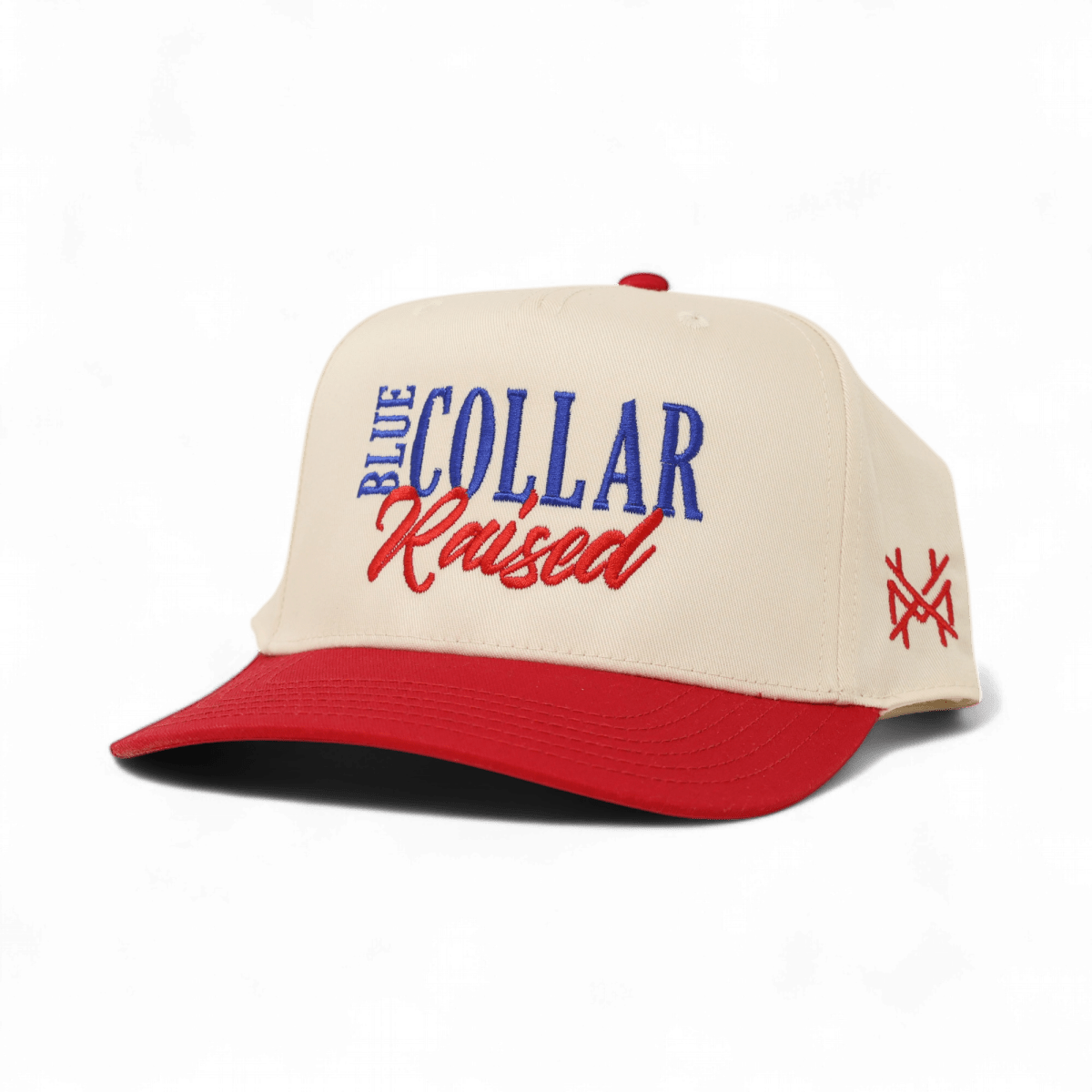 The Mad Hatter Company Blue Collar Raised Snapback Hat - AVBL MRKT (2)
