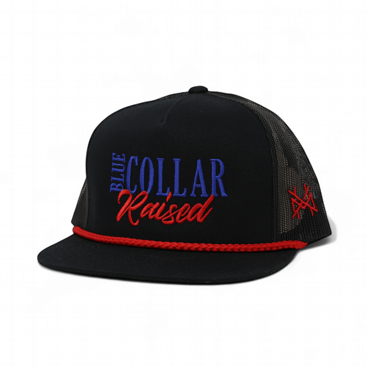 The Mad Hatter Company Blue Collar Raised Snapback Hat - AVBL MRKT (3)
