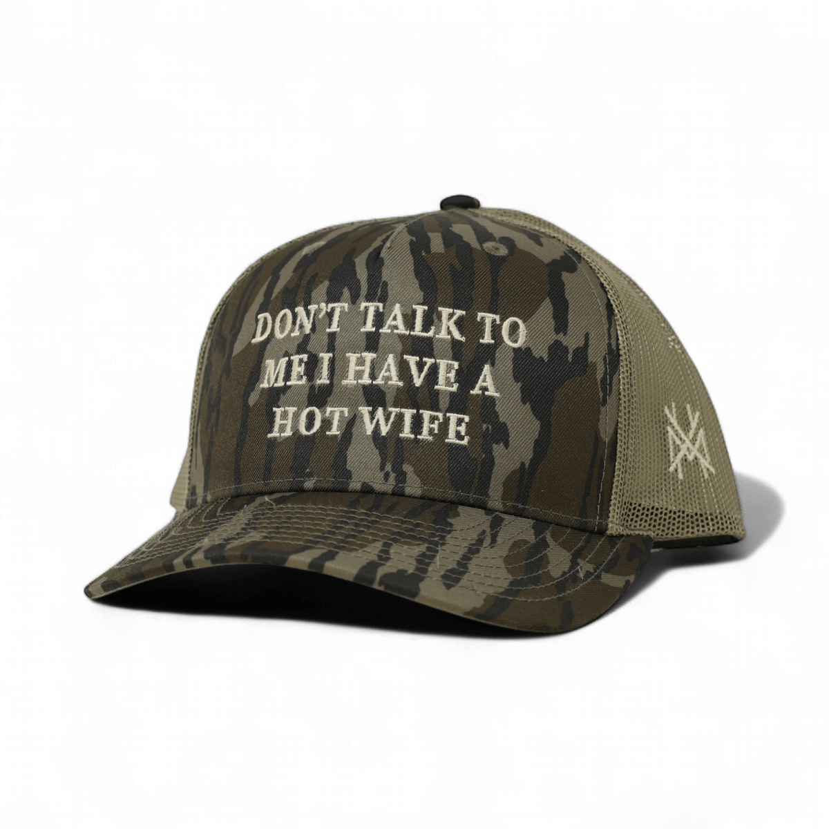 The Mad Hatter Company Don't Talk To Me I Have A Hot Wife Snapback Hat - AVBL MRKT (1)