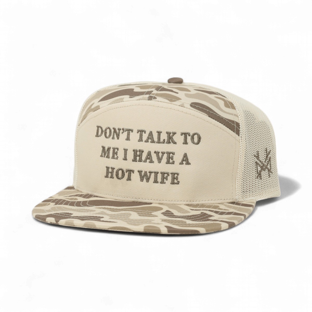 The Mad Hatter Company Don't Talk To Me I Have A Hot Wife Snapback Hat - AVBL MRKT (2)