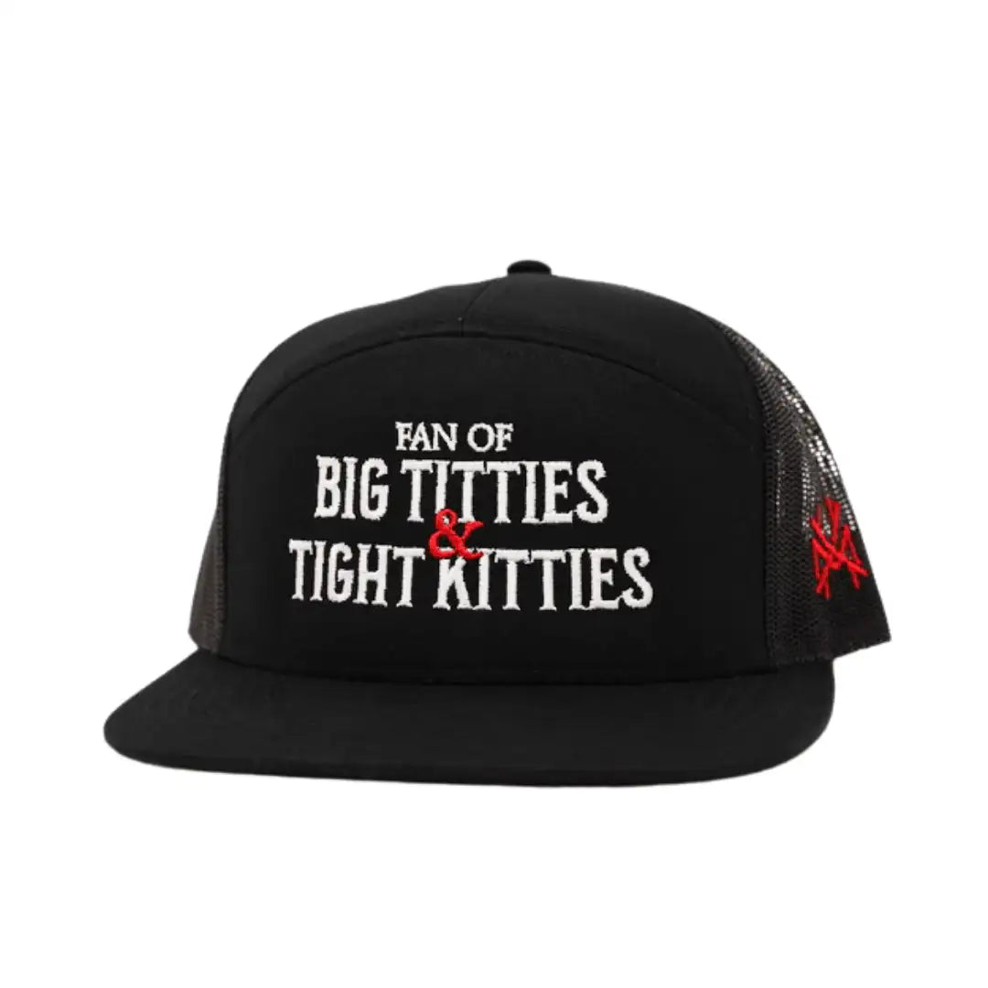 The Mad Hatter Company Fan Of Big Titties and Tight Kitties Snapback Hat - AVBL MRKT (5)