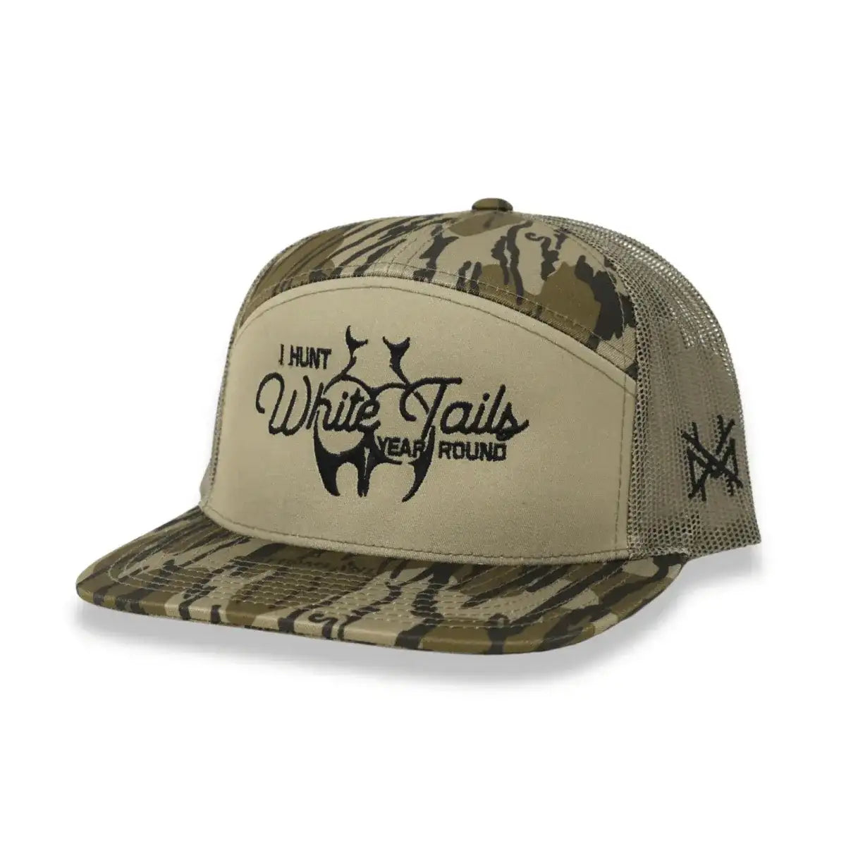 The Mad Hatter Company I Hunt White Tails Year Round Snapback Hat - AVBL MRKT (1)