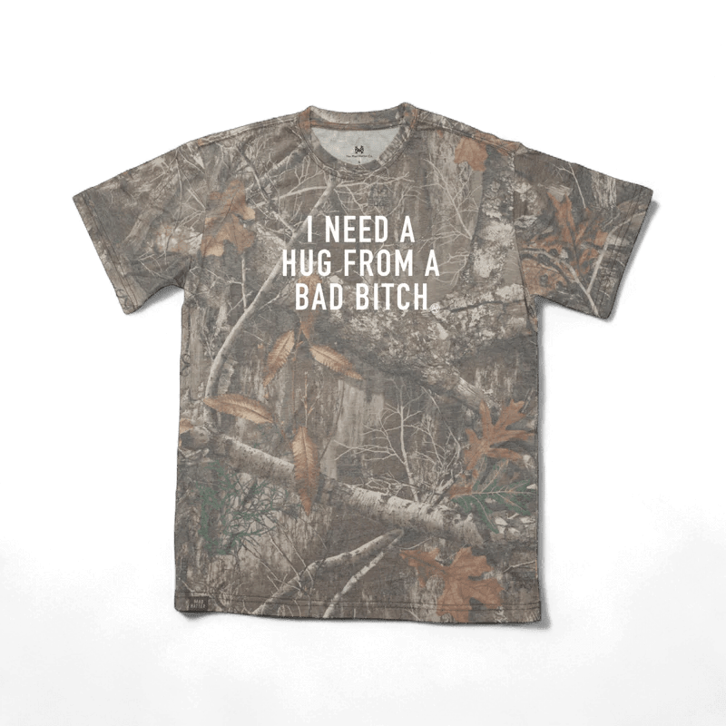 The Mad Hatter Company I Need a Hug from a Bad Bitch T-Shirt - AVBL MRKT (2)