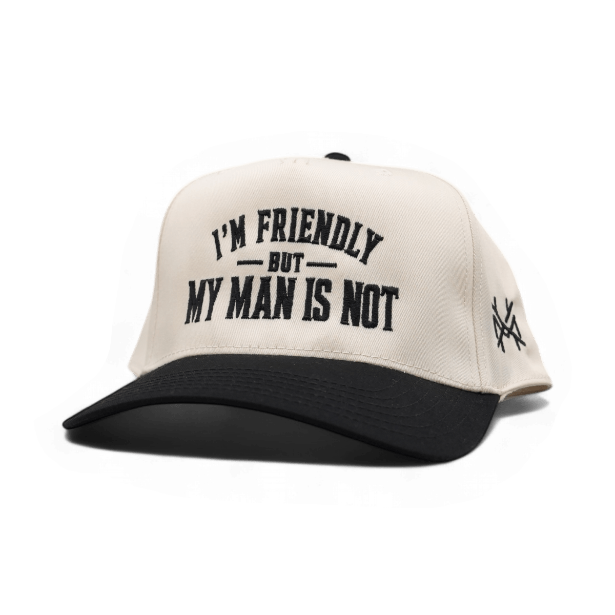 The Mad Hatter Company I'm Friendly My Man is Not Snapback Hat - AVBL MRKT (2)