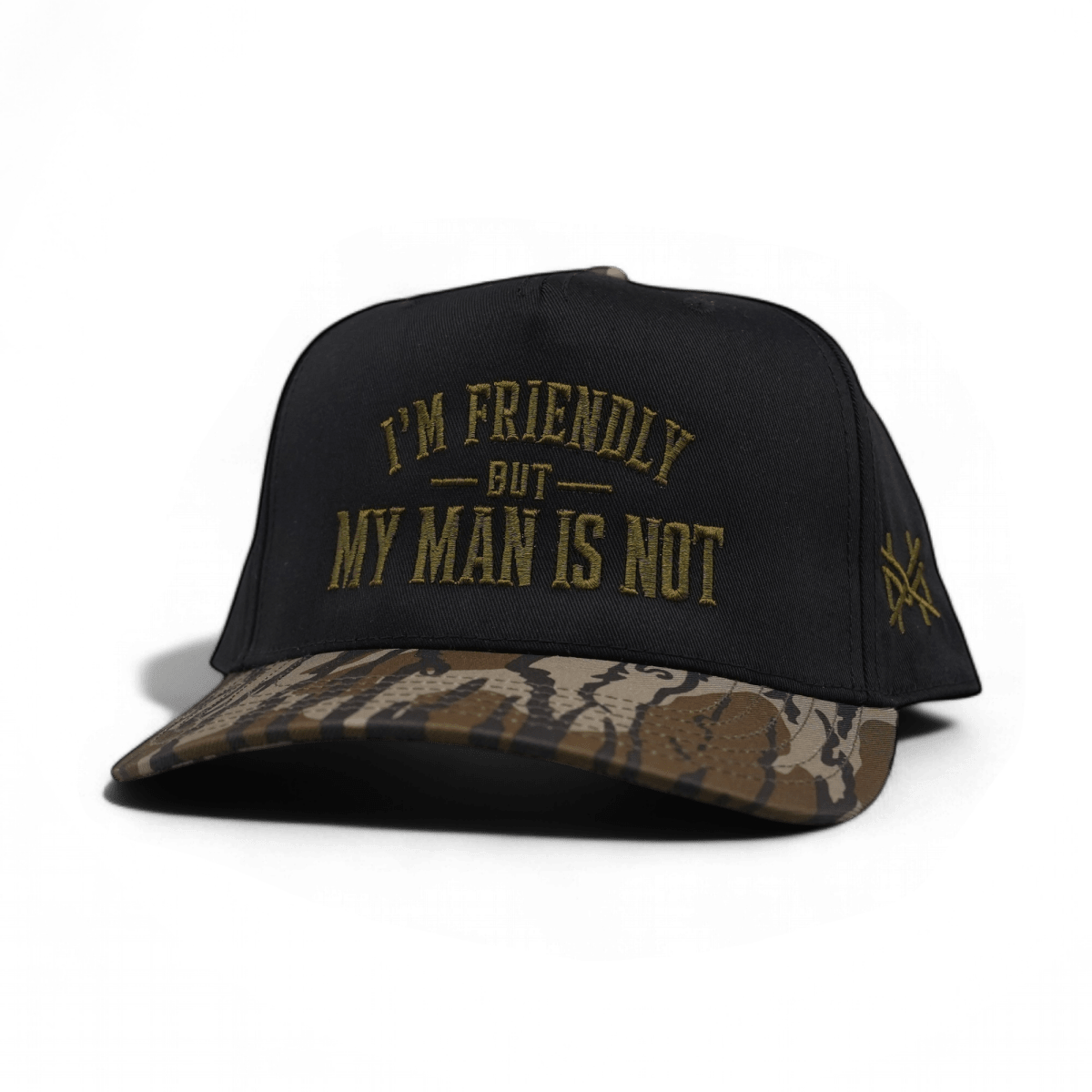 The Mad Hatter Company I'm Friendly My Man is Not Snapback Hat - AVBL MRKT (5)