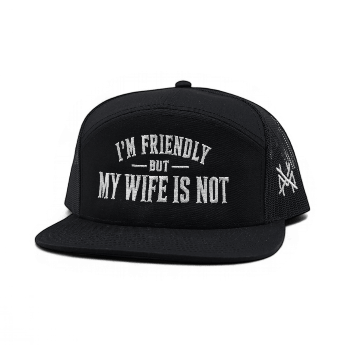 The Mad Hatter Company I'm Friendly My Wife is Not Snapback Hat - AVBL MRKT (2)