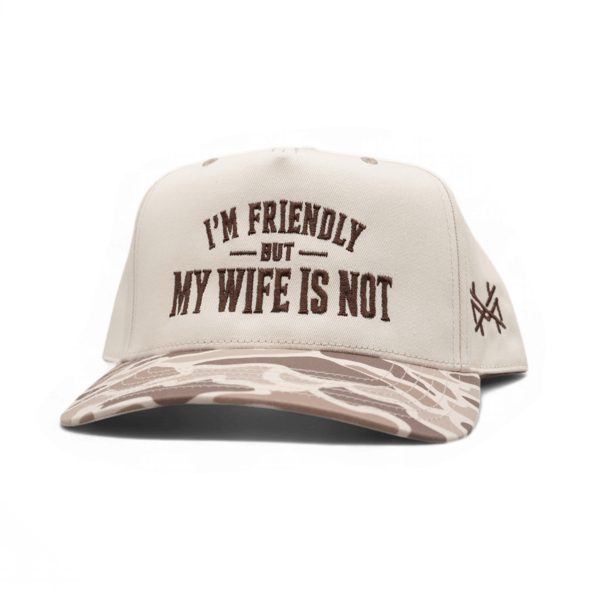 The Mad Hatter Company I'm Friendly My Wife is Not Snapback Hat - AVBL MRKT (3)