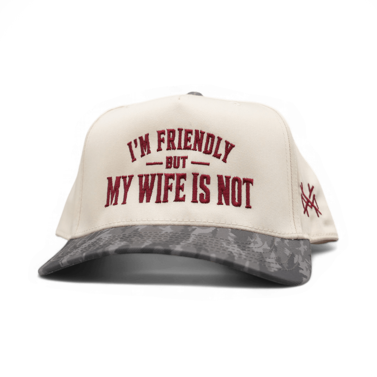 The Mad Hatter Company I'm Friendly My Wife is Not Snapback Hat - AVBL MRKT (4)