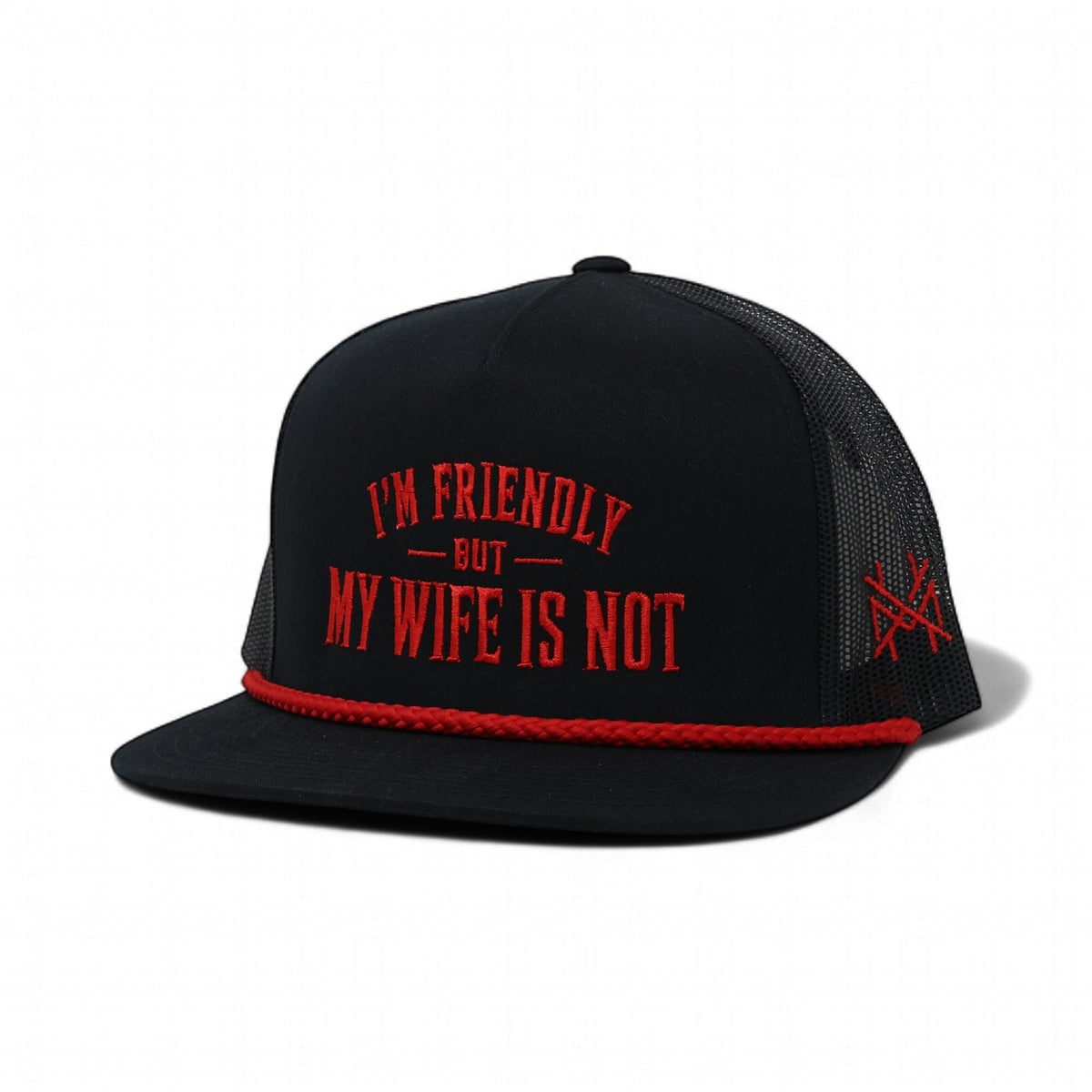 The Mad Hatter Company I'm Friendly My Wife is Not Snapback Hat - AVBL MRKT (6)