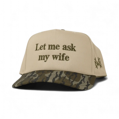 The Mad Hatter Company Let Me Ask My Wife Snapback Hat - AVBL MRKT (2)