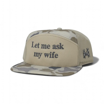 The Mad Hatter Company Let Me Ask My Wife Snapback Hat - AVBL MRKT (7)