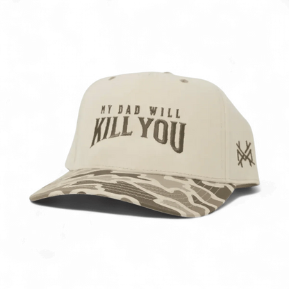 The Mad Hatter Company My Dad Will Kill You Snapback Hat - AVBL MRKT (1)