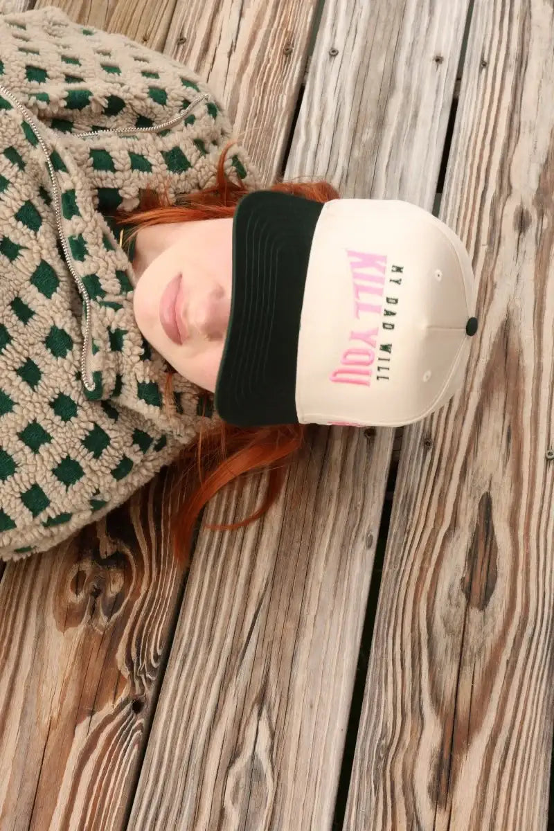 The Mad Hatter Company My Dad Will Kill You Snapback Hat - AVBL MRKT (4)