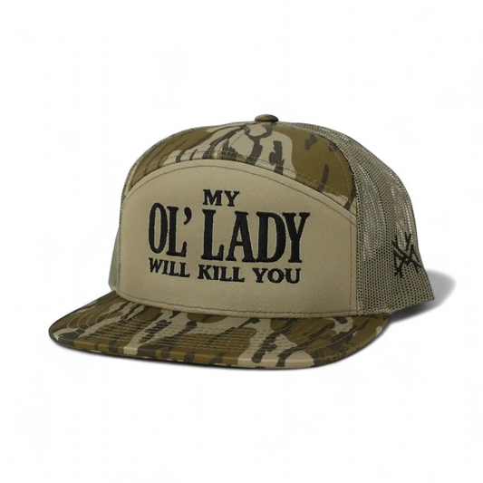 The Mad Hatter Company My Ol Lady Will Kill You Snapback Hat - AVBL MRKT (1)