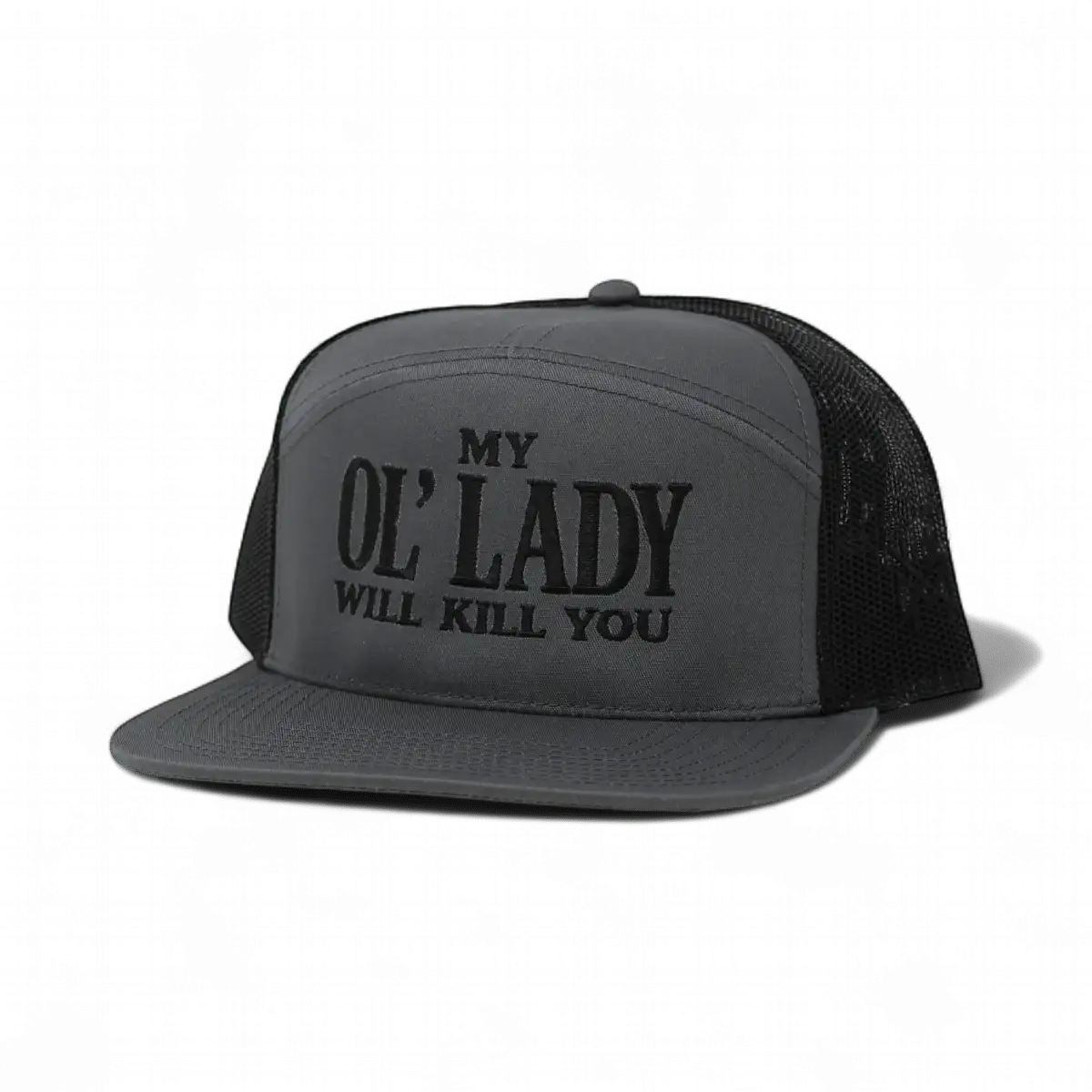 The Mad Hatter Company My Ol Lady Will Kill You Snapback Hat - AVBL MRKT (3)