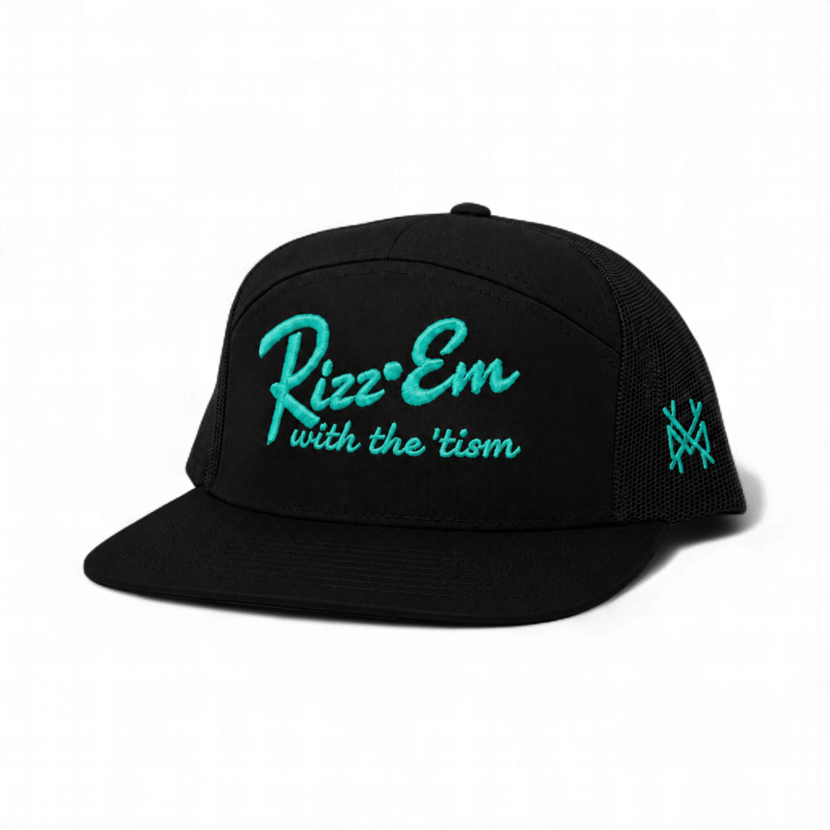 The Mad Hatter Company Rizz Em With The Tism Snapback Hat - AVBL MRKT (1)