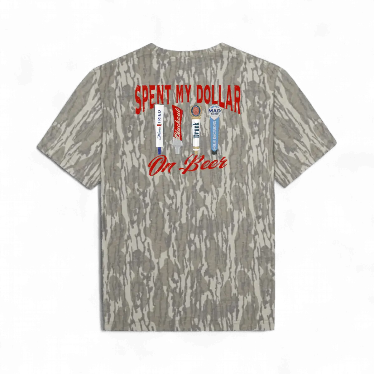 The Mad Hatter Company Spent My Dollar on Beer T-Shirt - AVBL MRKT (1)