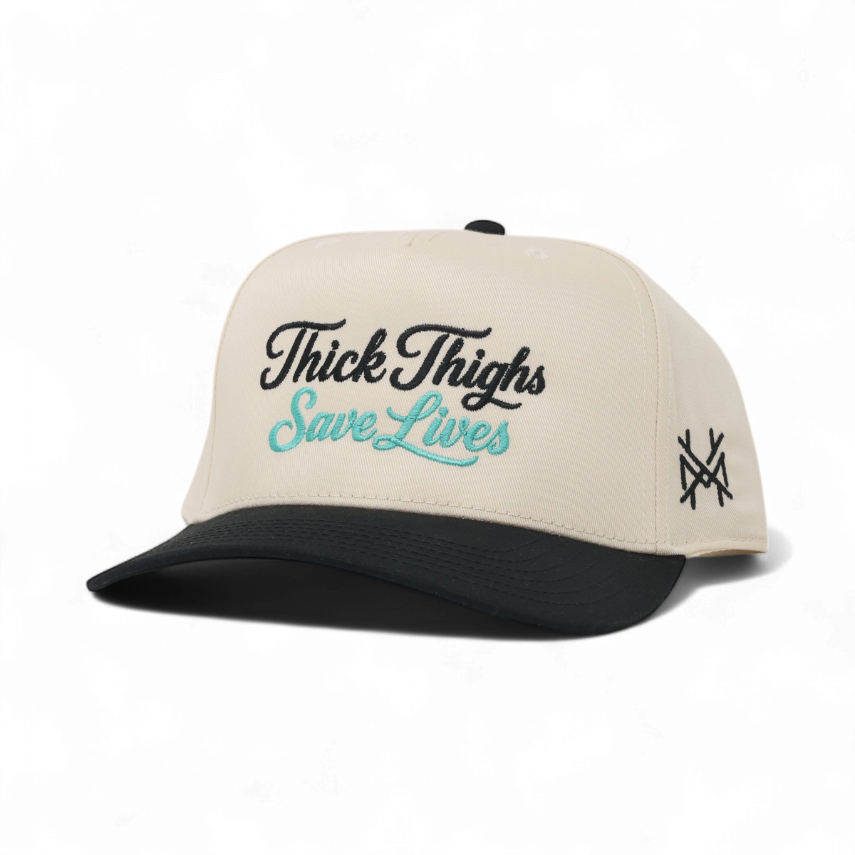 The Mad Hatter Company Thick Thighs Save Lives Snapback Hat - AVBL MRKT (4)