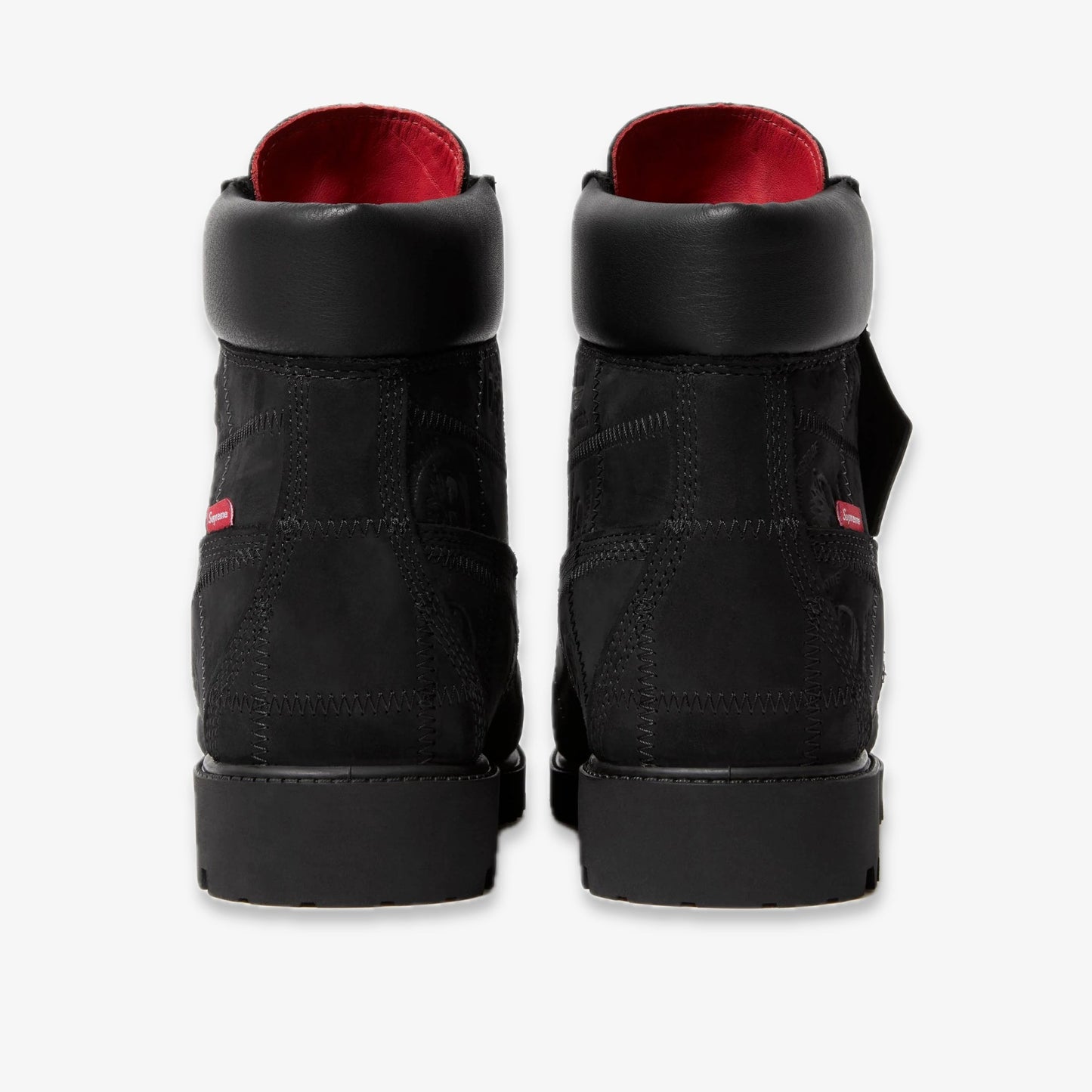 Timberland 6" Premium Waterproof Boot x Supreme 'Patchwork Black' (2025) [TB0A5TBZ-W05] Casual Fashion Shoes for Unisex Adult Mens - AVBL MRKT (5)