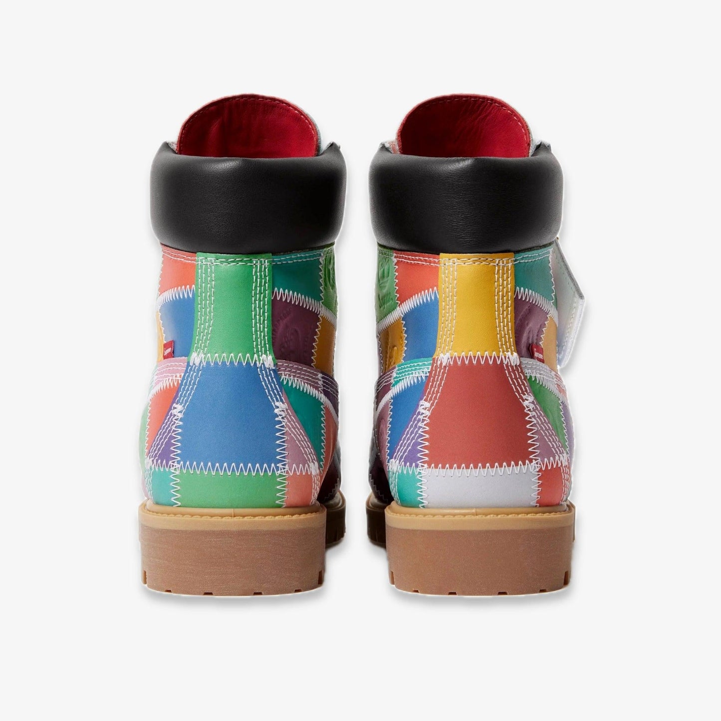 Timberland 6" Premium Waterproof Boot x Supreme 'Patchwork Multicolor' (2025) [TB0A5TBZ-A6B] Casual Fashion Shoes for Unisex Adult Mens - AVBL MRKT (5)