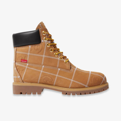 Timberland 6" Premium Waterproof Boot x Supreme 'Patchwork Wheat' (2025) [TB0A5TBZ-754] Casual Fashion Shoes for Unisex Adult Mens - AVBL MRKT (2)