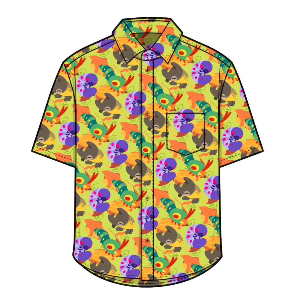 Tiny Teeth Bug Friends Button-up Shirt - AVBL MRKT (3)