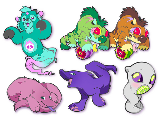 Tiny Teeth Halloween Exclusive Pins - AVBL MRKT (1)