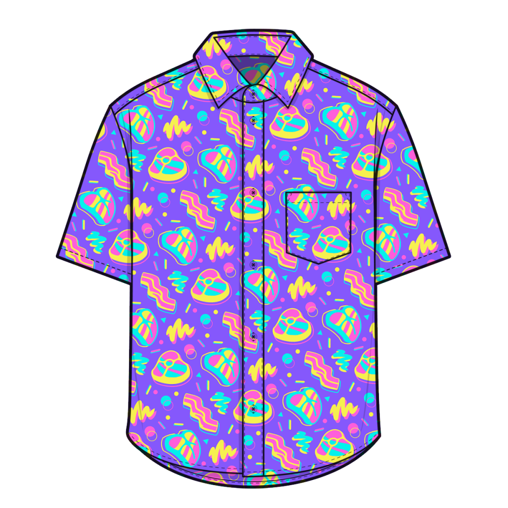 Tiny Teeth Meat Arcade Button-up Shirt - AVBL MRKT (3)