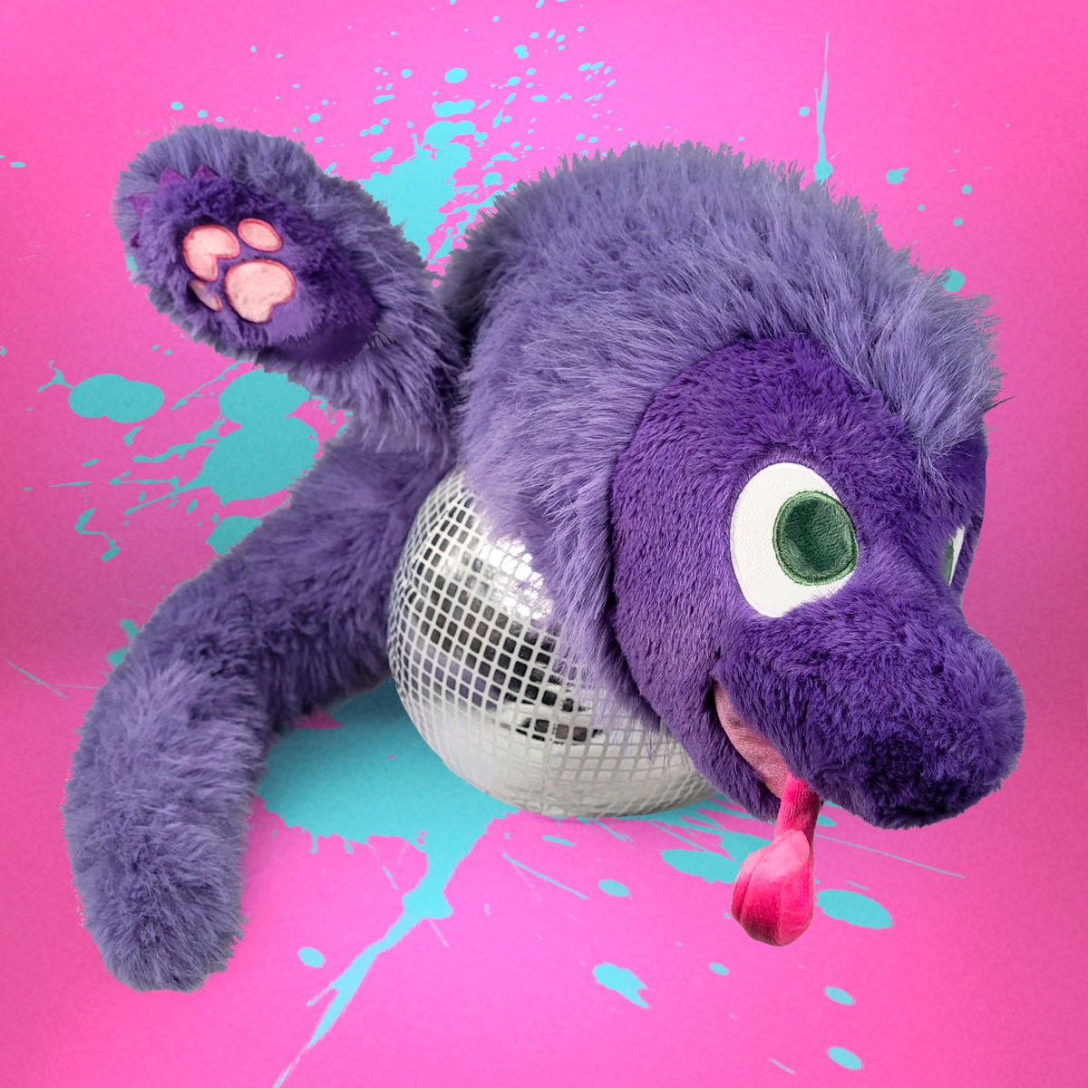 Tiny Teeth Wyrm on a String Plush - AVBL MRKT (1)
