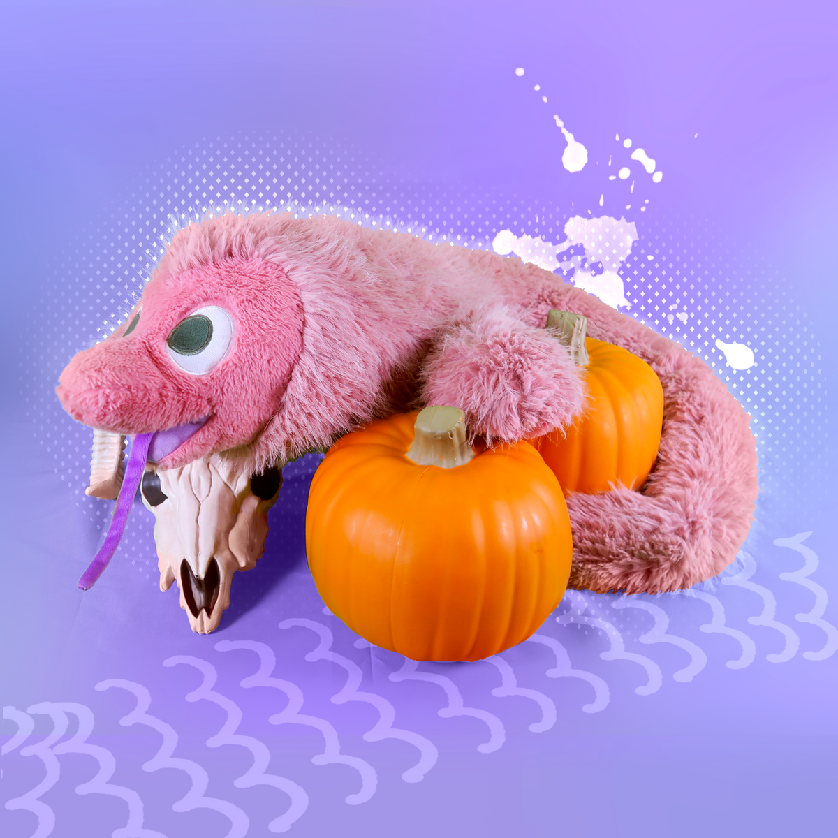 Tiny Teeth Wyrm on a String Plush - AVBL MRKT (4)