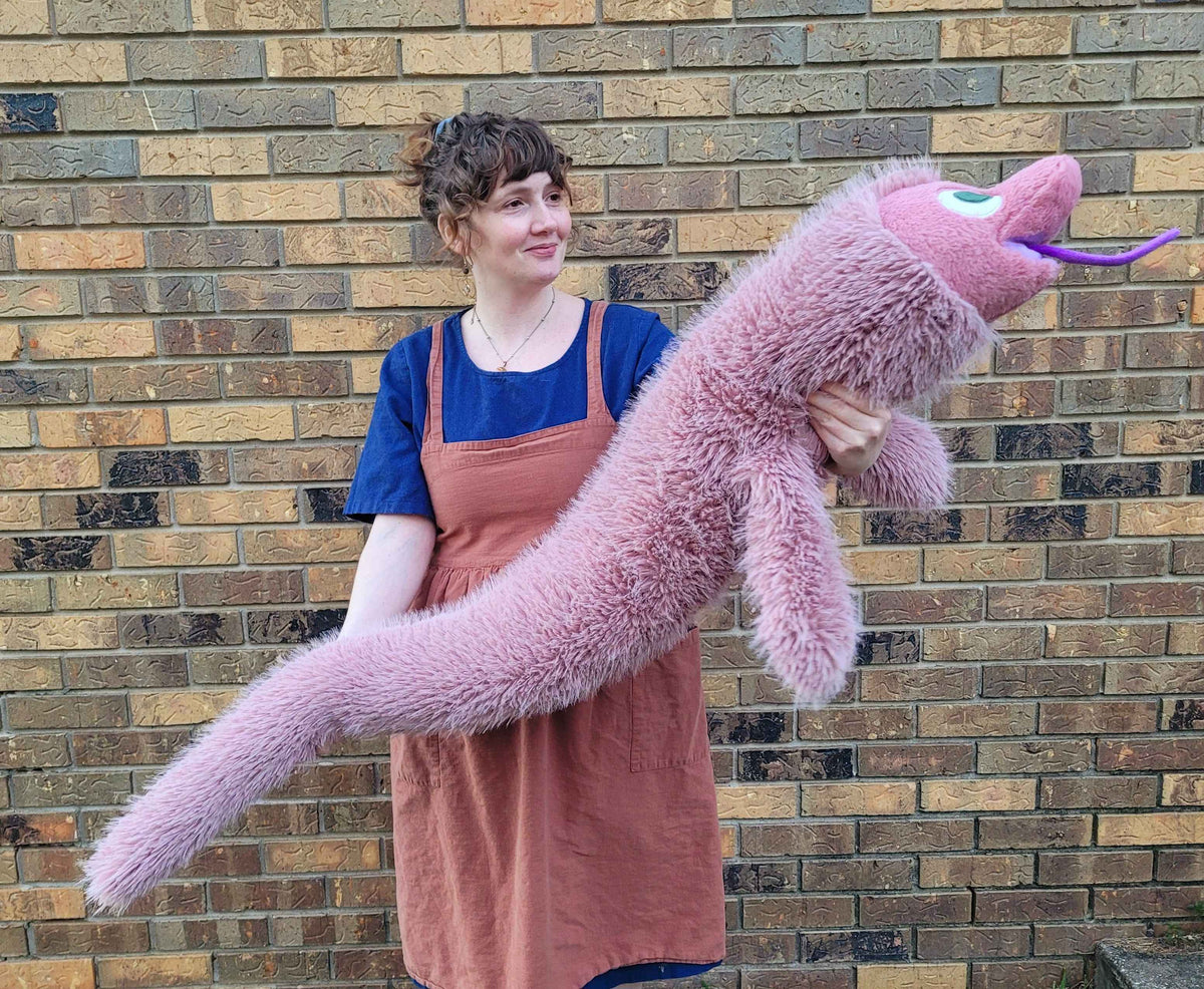 Tiny Teeth Wyrm on a String Plush - AVBL MRKT (6)