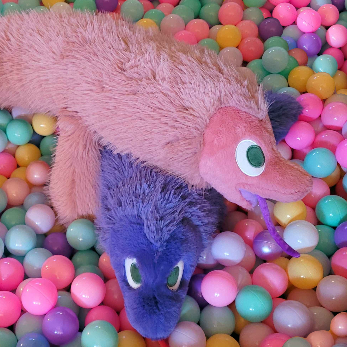 Tiny Teeth Wyrm on a String Plush - AVBL MRKT (7)