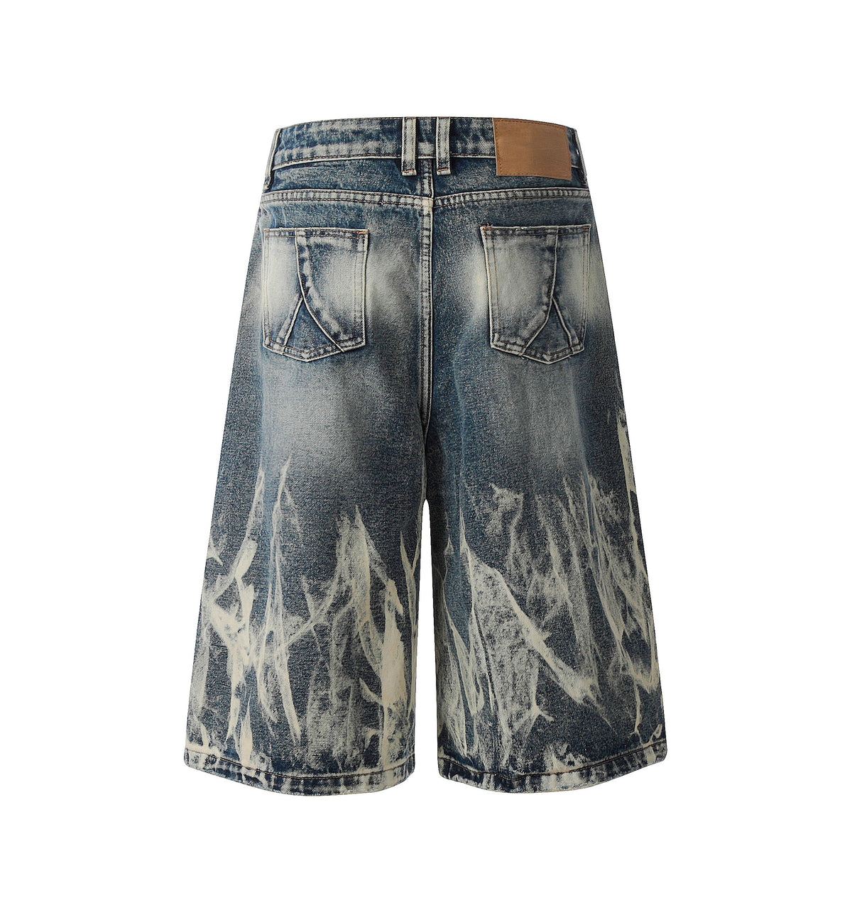 UNDEVELOPED ACID DENIM SHORTS - AVBL MRKT (3)