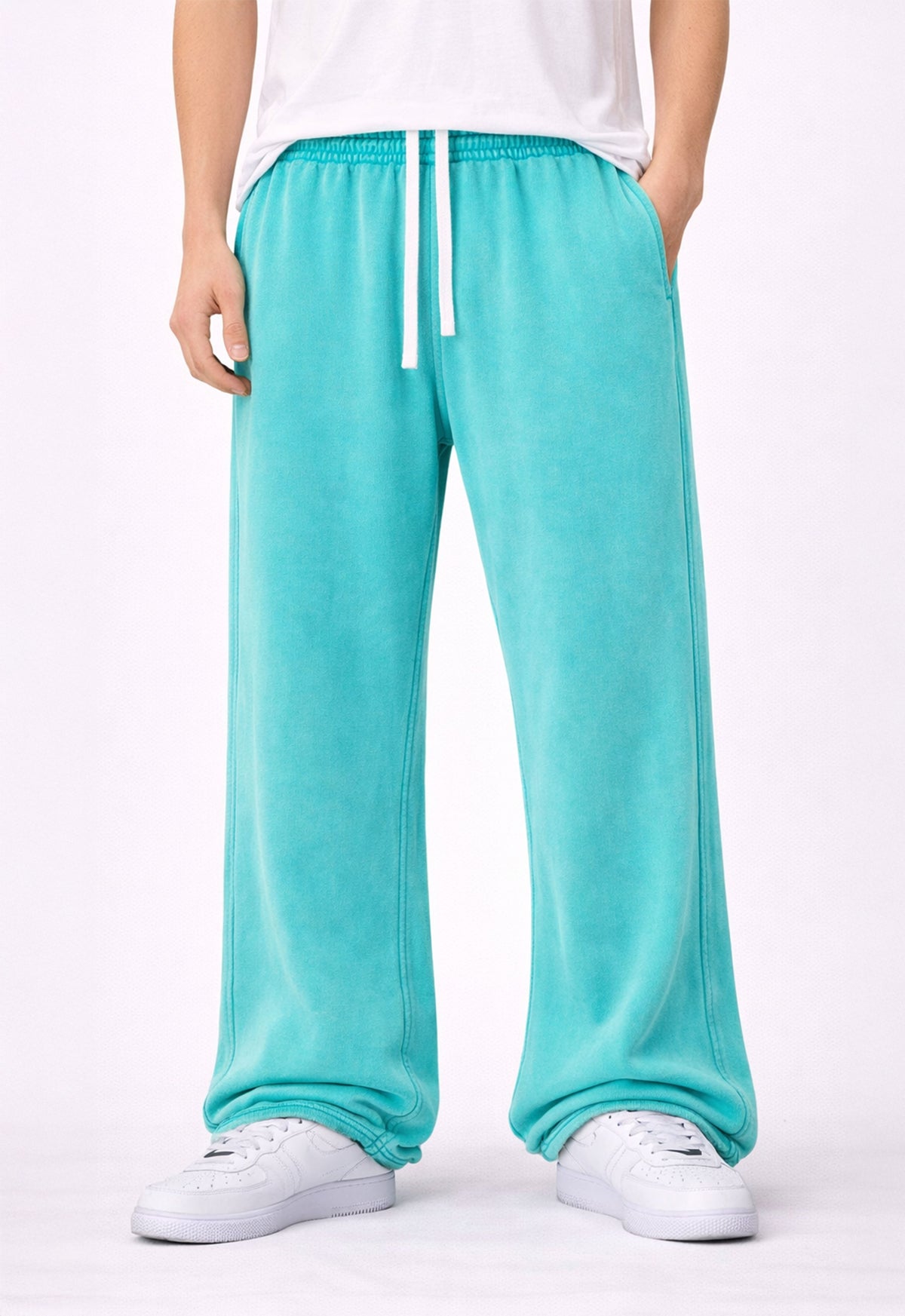 UNDEVELOPED AQUA OVER-DYE SWEATPANTS - AVBL MRKT (2)