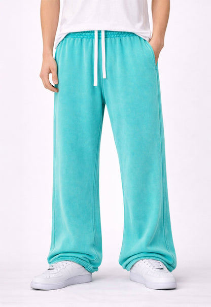 UNDEVELOPED AQUA OVER-DYE SWEATPANTS - AVBL MRKT (2)