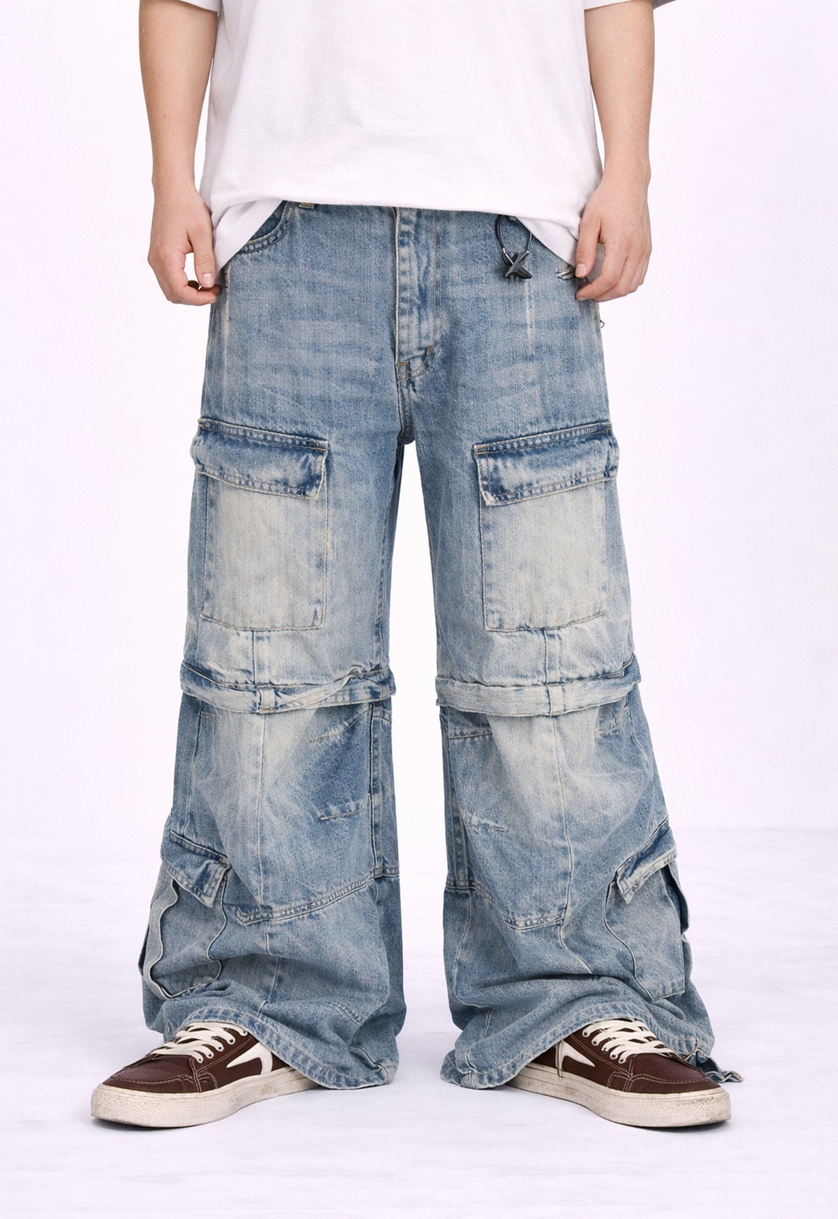 UNDEVELOPED AZUL CONVERT CARGO DENIM - AVBL MRKT (2)