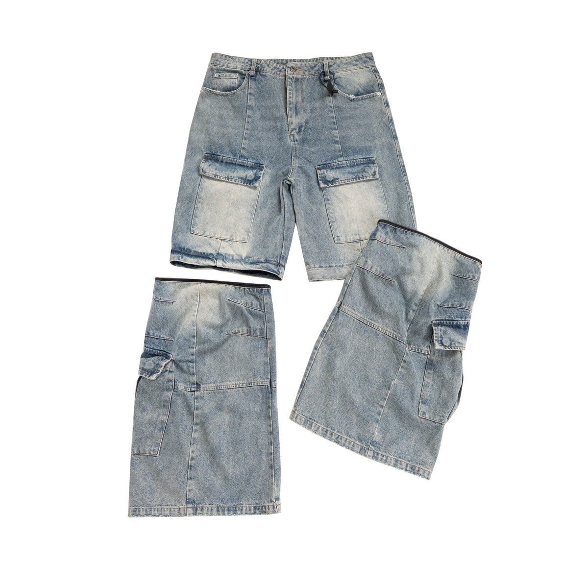 UNDEVELOPED AZUL CONVERT CARGO DENIM - AVBL MRKT (3)